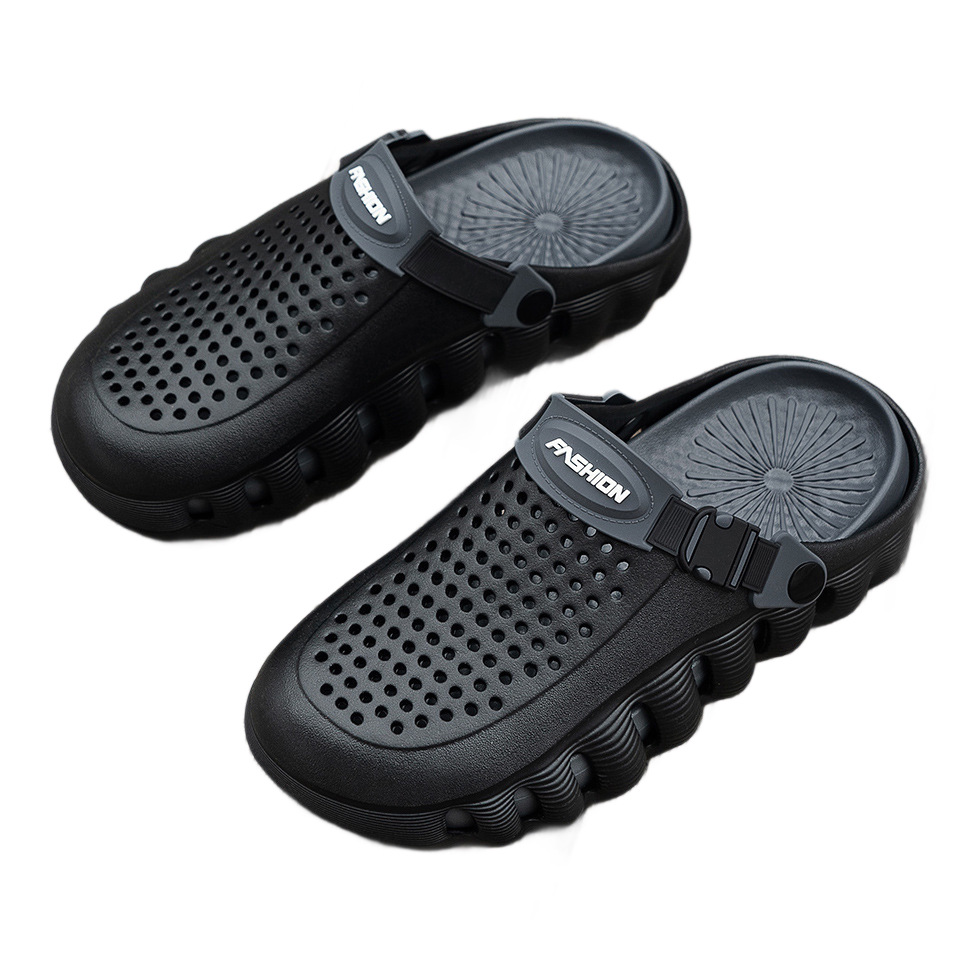 Men's EVA Clog Sandals Breathable Non-Slip Soft Sole Closed Toe Outdoor Beach Slippers