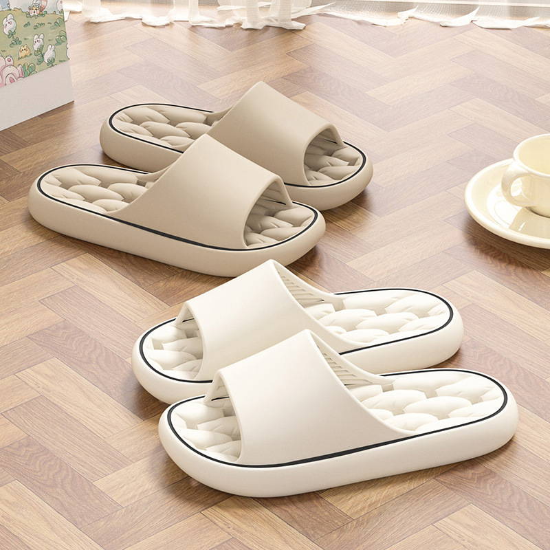Sepatu Santai EVA Quick-Dry untuk Pria dan Wanita, Sepatu Sandal Mandi dengan Sol Lunak dan Bagian Kosong untuk Kamar Mandi dan Rumah