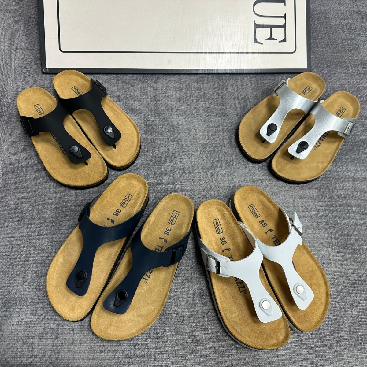 Teemazzi Unisex Flip Flops Thong Sandals, Breathable Non-Slip EVA Sole Casual Summer Slippers