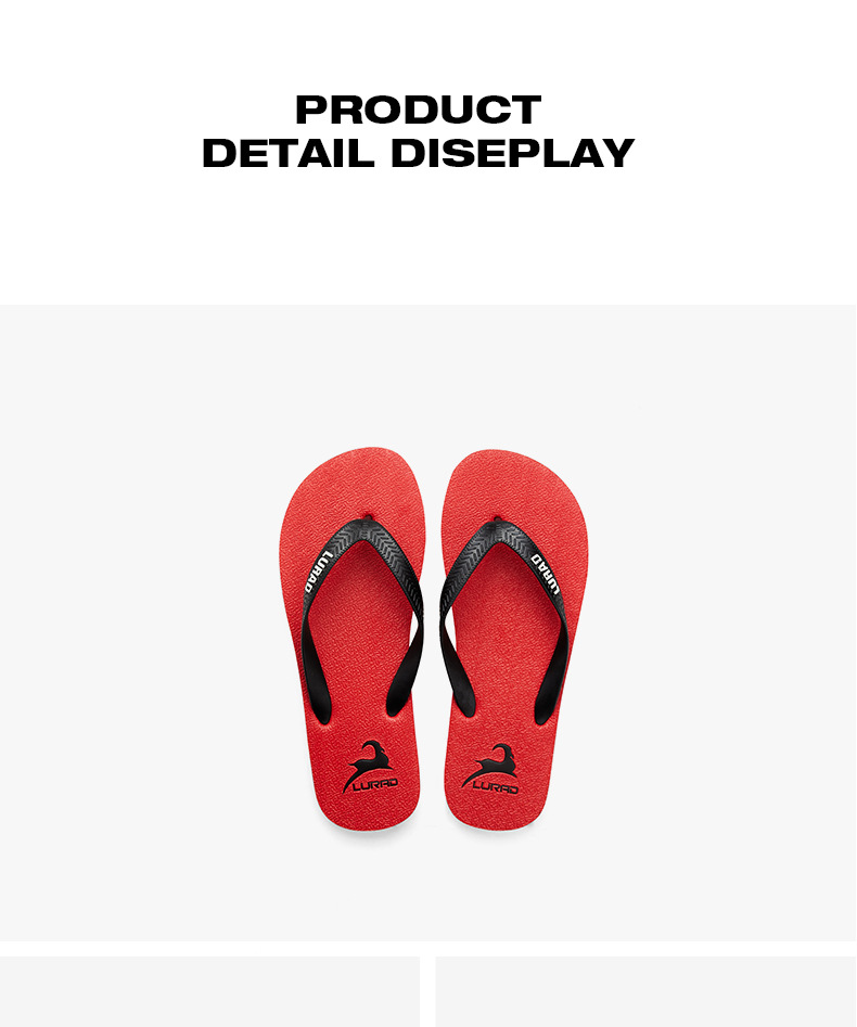 Men's Non-Slip EVA Flip Flops Thick Sole Beach Sandals for Summer