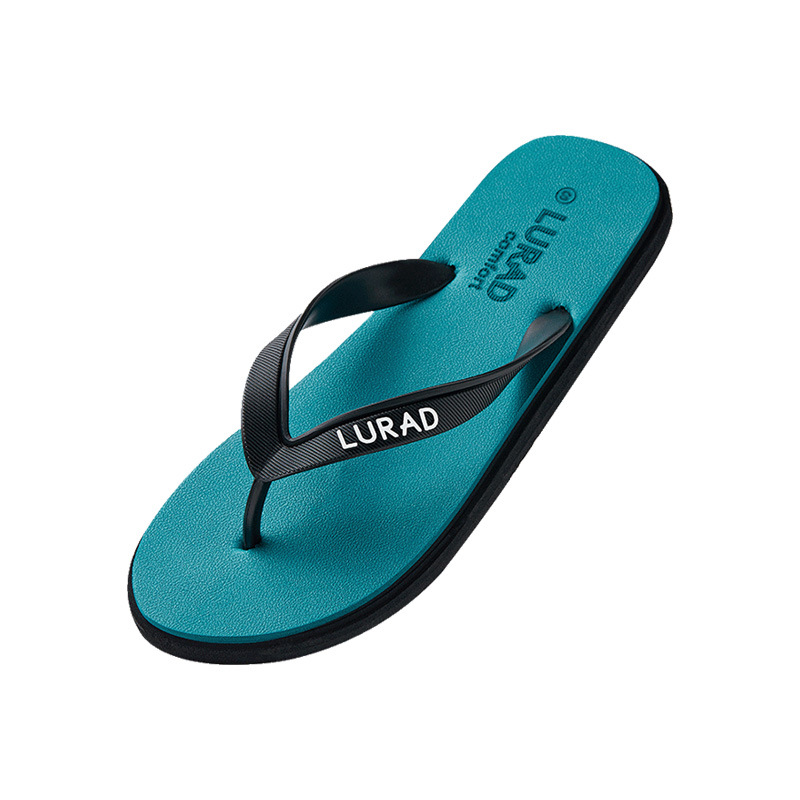 Men's Flip Flops Summer Beach Sandals, Non-Slip Casual Thong Slippers for Adults