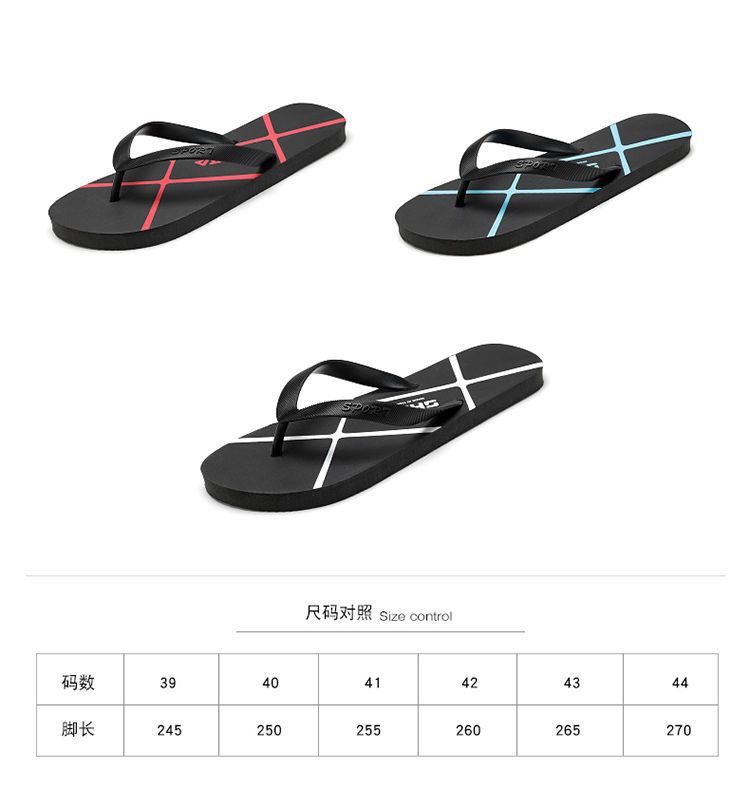 Men's PVC Flip Flops Non-Slip Soft Sole Quick-Dry Breathable Thong Sandals for Beach and Daily Wear