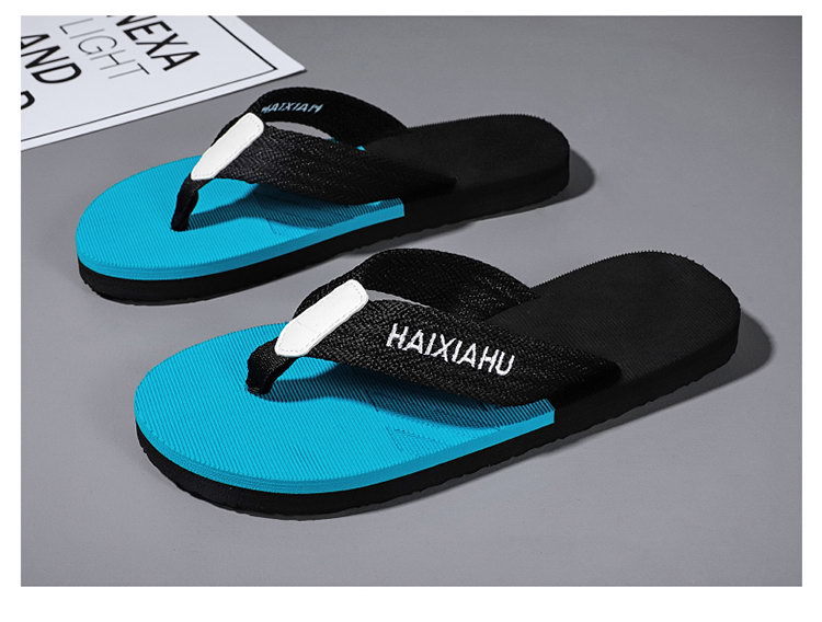 Men's Anti-Slip PVC Flip-Flops, Casual Summer Beach Thong Sandals for Outdoor Daily Wear