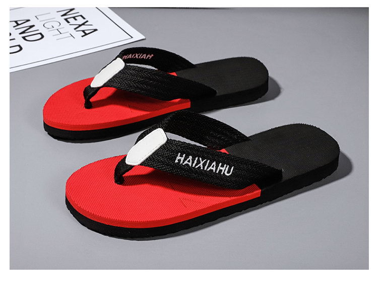 Men's Anti-Slip PVC Flip-Flops, Casual Summer Beach Thong Sandals for Outdoor Daily Wear
