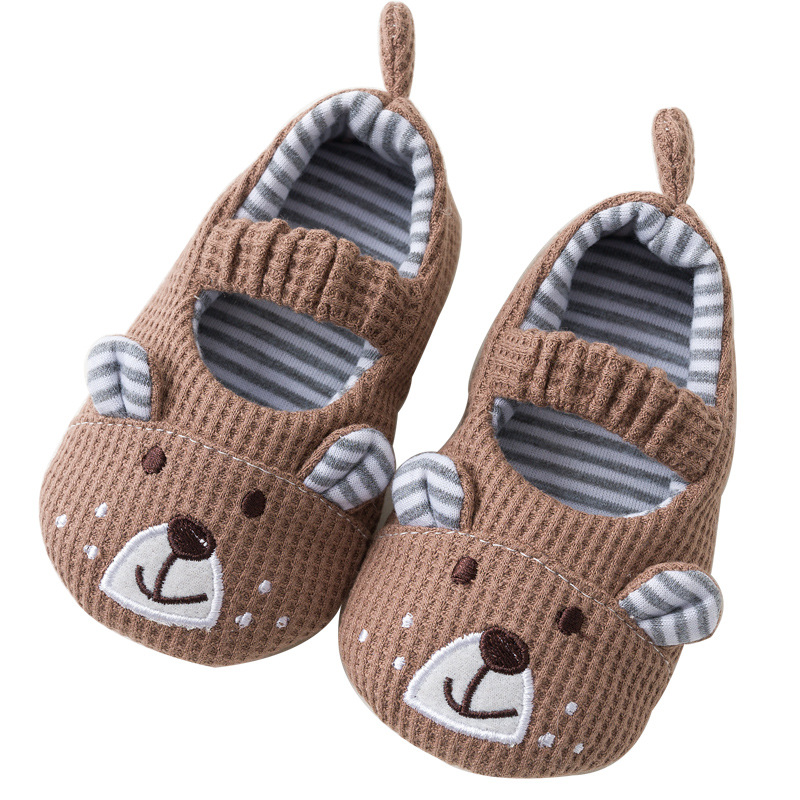 Baby Toddler Walking Shoes Cotton Non-Slip Floor Socks for Indoor Home, Unisex