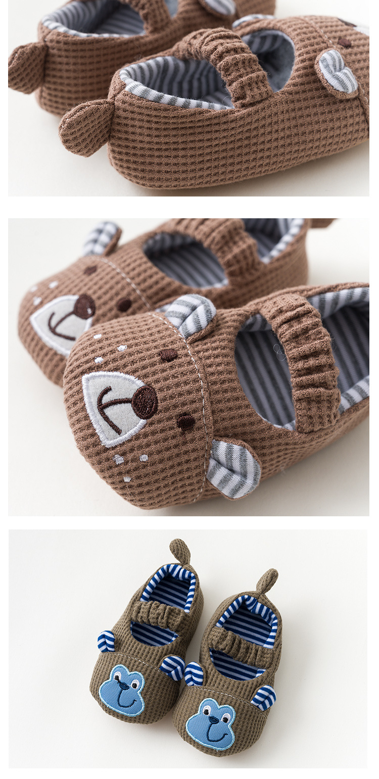 Baby Toddler Walking Shoes Cotton Non-Slip Floor Socks for Indoor Home, Unisex