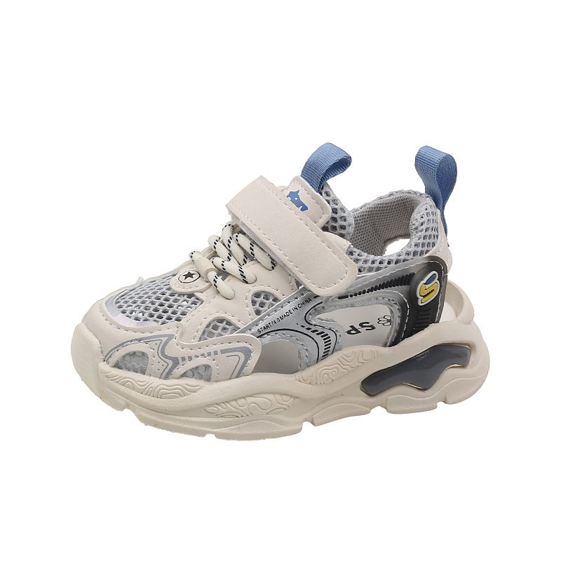 Kids Breathable Mesh Sneakers, Summer Hollow Athletic Shoes for Toddlers and Boys Girls