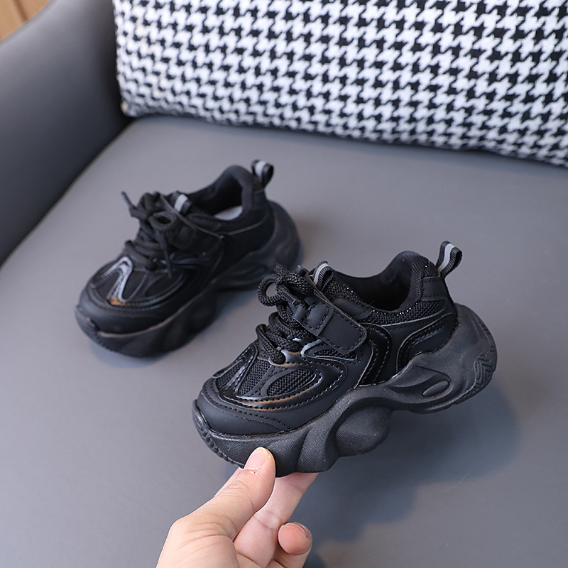 Kids Breathable Mesh Sneakers Lightweight Non-Slip Running Shoes for Toddlers and Little Boys Girls