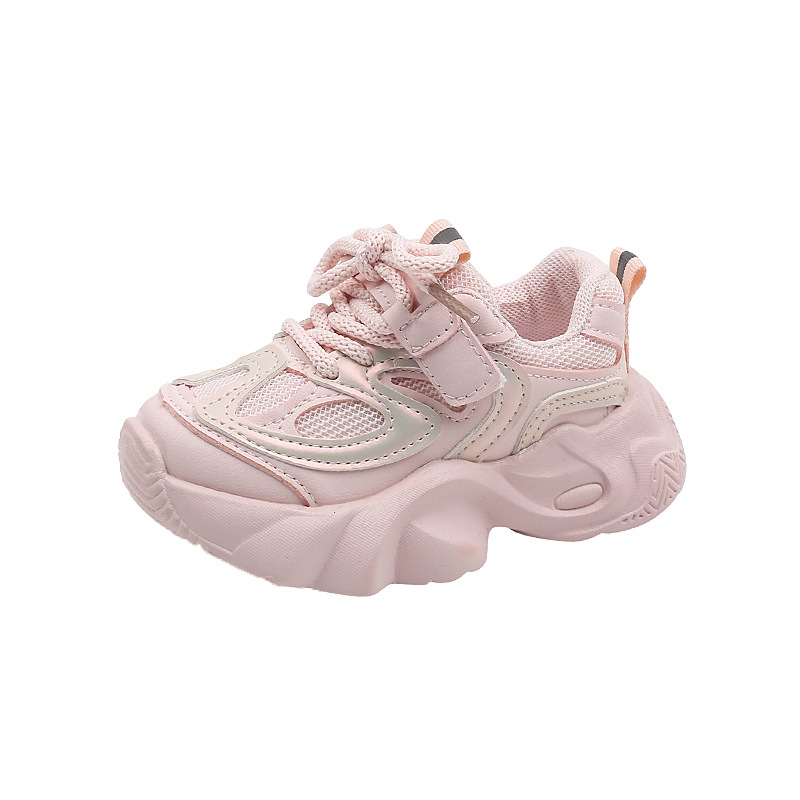 Kids Breathable Mesh Sneakers Lightweight Non-Slip Running Shoes for Toddlers and Little Boys Girls