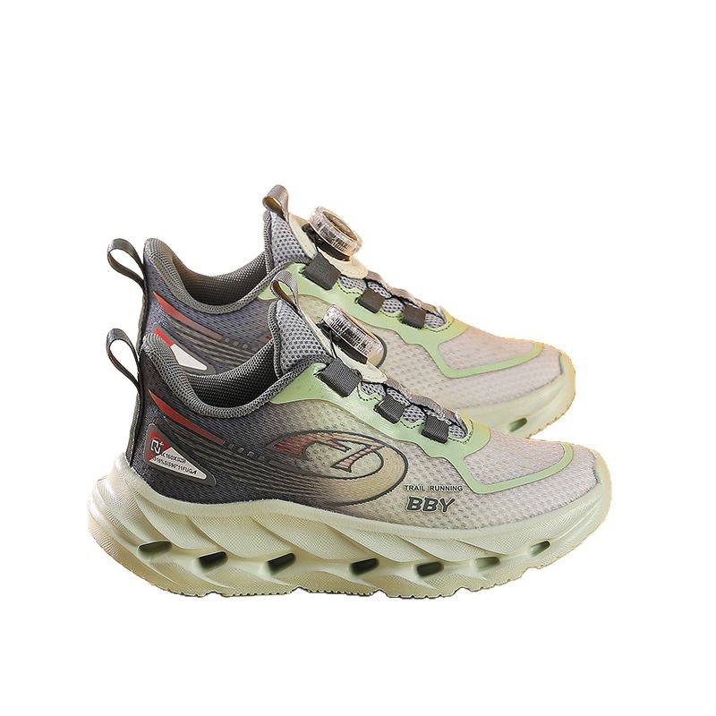 BABAYA Kids Lightweight Breathable Running Shoes for Boys and Girls, EVA Sole Slip-On Sneakers