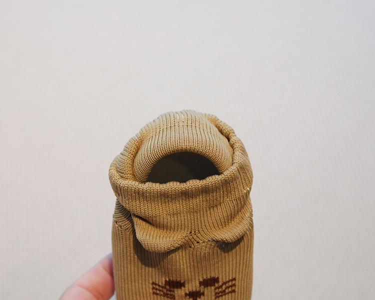 Toddler Sock Shoes for 1-3 Years, Cotton Knit Slip-On Baby Walking Shoes for Indoor and Outdoor