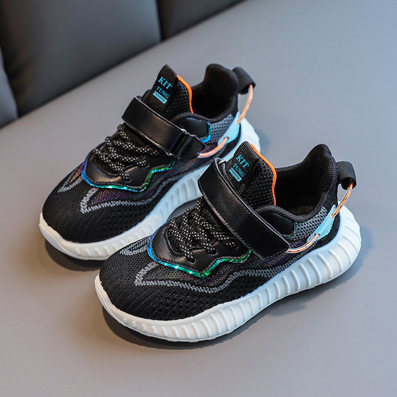 Kids Breathable Mesh Running Shoes for Boys and Girls, Lightweight Non-Slip Sneakers