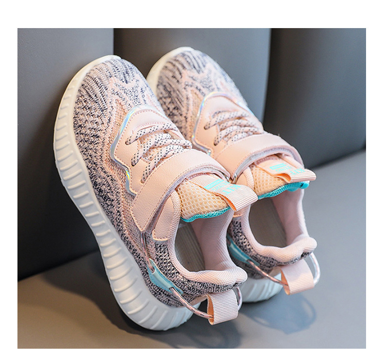 Kids Breathable Mesh Running Shoes for Boys and Girls, Lightweight Non-Slip Sneakers