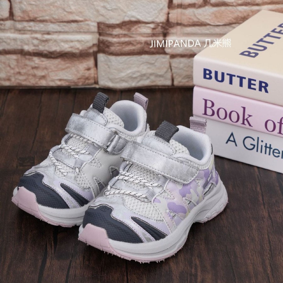 Jimixiong Kids Sneakers for Boys and Girls, Faux Leather Non-Slip Athletic Shoes with Hook-and-Loop, Spring Autumn
