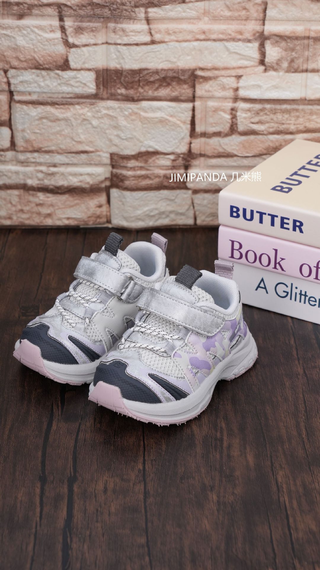 Jimixiong Kids Sneakers for Boys and Girls, Faux Leather Non-Slip Athletic Shoes with Hook-and-Loop, Spring Autumn