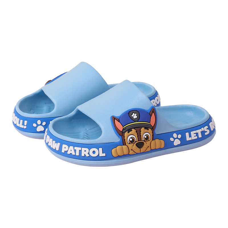 PAW Patrol Kids Summer Slippers for Boys and Girls, EVA Non-Slip Indoor Bathroom Slides