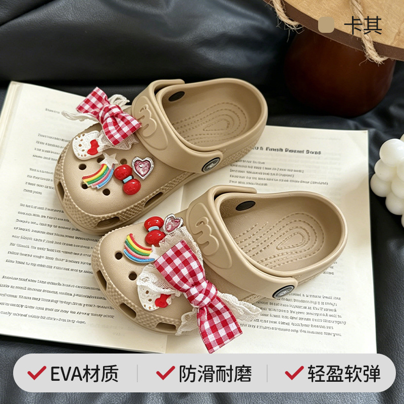 Kids EVA Clog Sandals Slip-On Waterproof Beach Shoes for Boys and Girls Indoor Outdoor