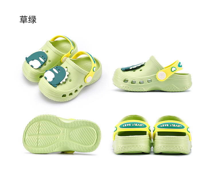 Cheerful Mario Kids EVA Clog Sandals Summer Slip-On Beach Shoes for Toddlers and Little Boys and Girls