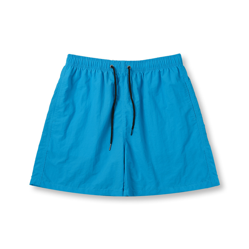 Men's Quick-Dry Beach Shorts with Liner, Loose Straight-Leg Summer Casual Swim Trunks