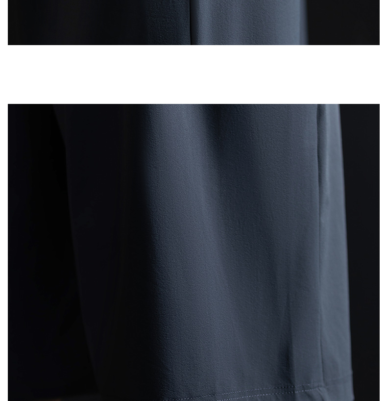 Men's High Stretch Nylon Spandex Casual Shorts, Breathable Quick-Dry Summer Athletic Shorts