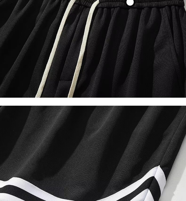 Celana Pendek Kasual Musim Panas Pria, Celana Pendek Atletik Lima Inci Loose Fit Warna Solid untuk Pakaian Sehari-hari