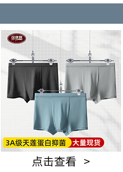 Men's Seamless Modal Boxer Briefs, Breathable Antibacterial Solid Color Underwear, Plus Size