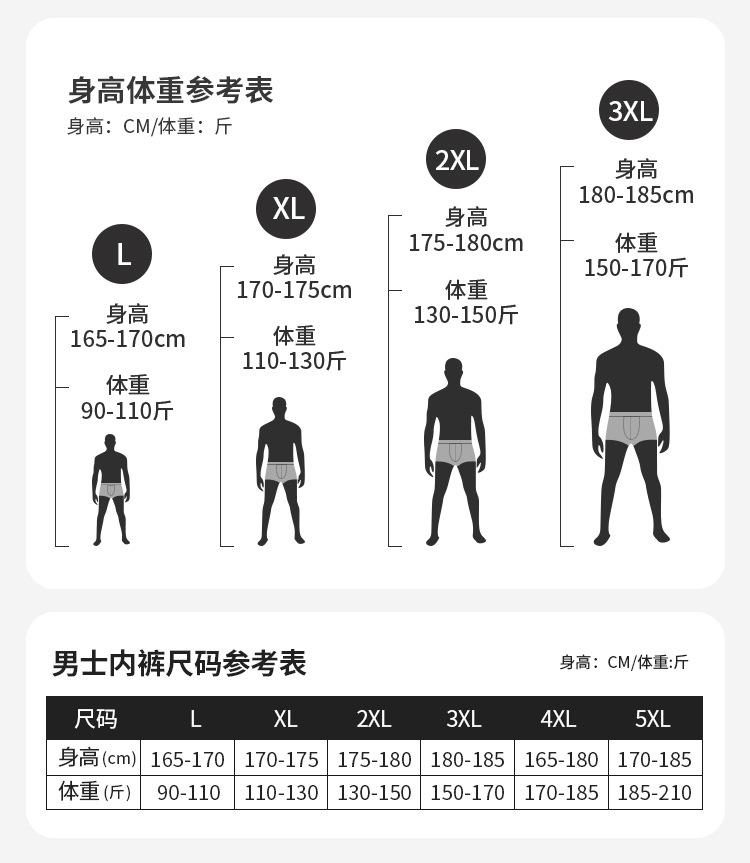 Hengyuanxiang Men's Cotton Boxer Briefs, Breathable Seamless Mid-Rise Underwear, 4-Pack