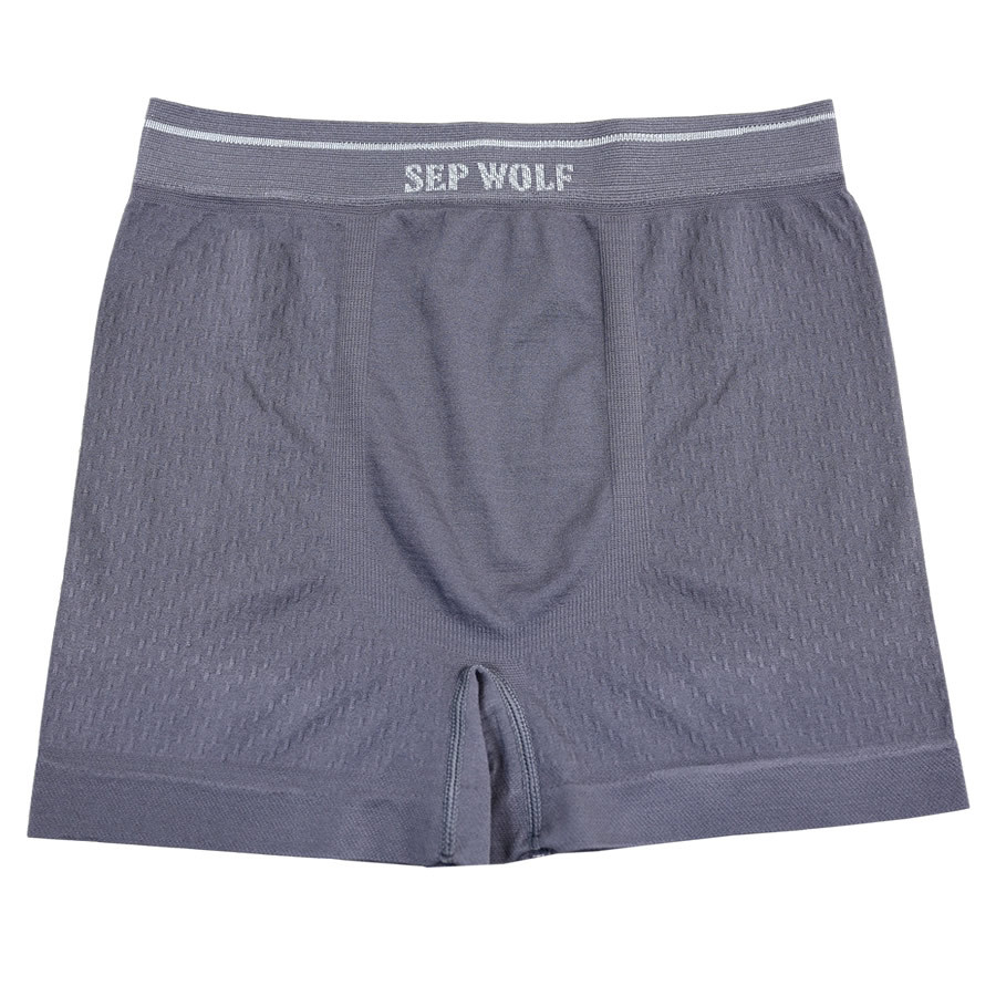 Men's Seamless Boxer Briefs, High Elastic Mid Rise Breathable Sports Underwear, 4 Pack Boxed