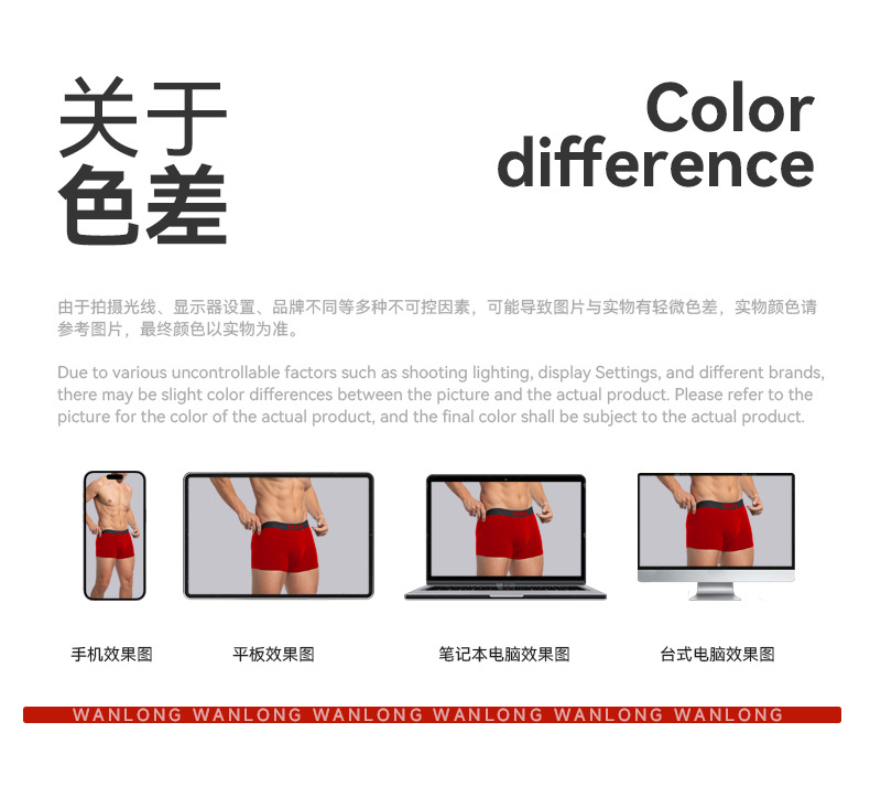 Men's Cotton Stretch Boxer Briefs, Breathable Seamless Mid-Rise Underwear, Solid Colors, S-2XL