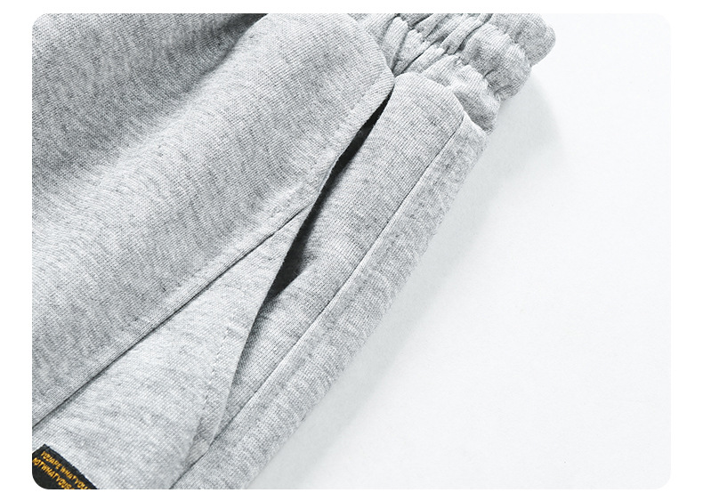 Men's Cotton Sweatpants Loose Fit Jogger Pants with Cuffed Ankle, Casual Spring Trousers