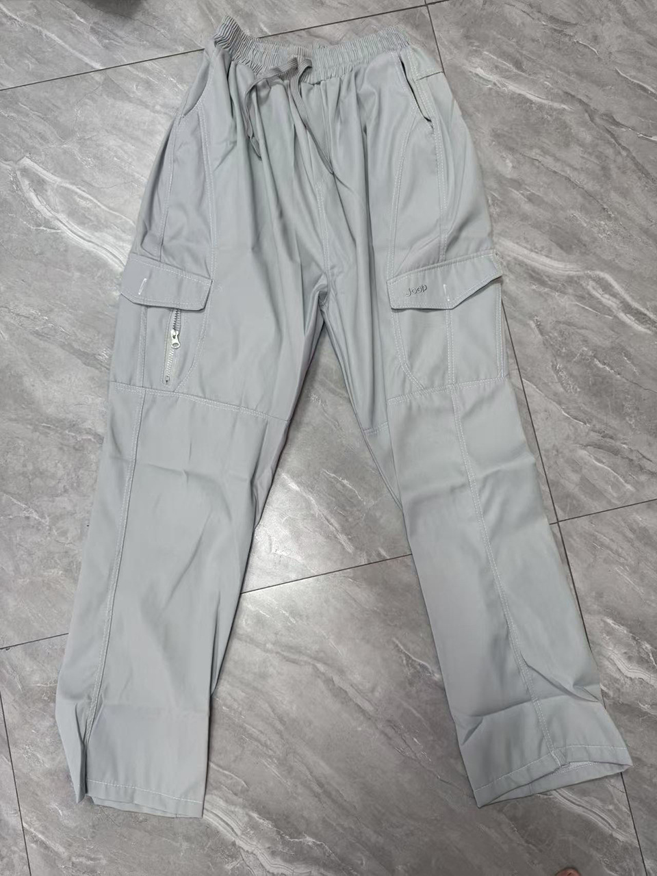 Men's Cargo Pants Straight Leg Multi-Pocket Lightweight Outdoor Spring Autumn Casual Trousers