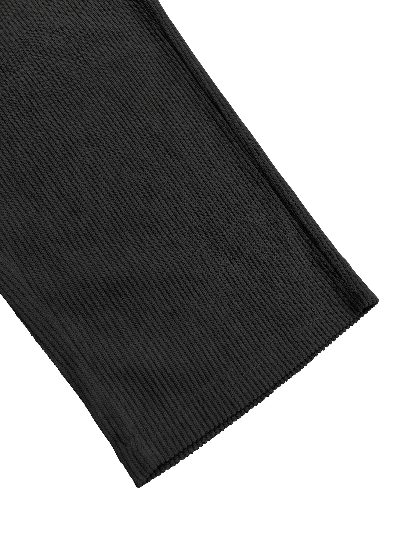 Men Corduroy Straight Leg Pants, Loose Fit Elastic Waist Casual Trousers for Spring and Autumn Outdoor Wear