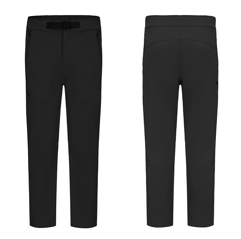 Men's Lightweight Nylon Hiking Pants Quick Dry Straight Leg Outdoor Trekking Trousers