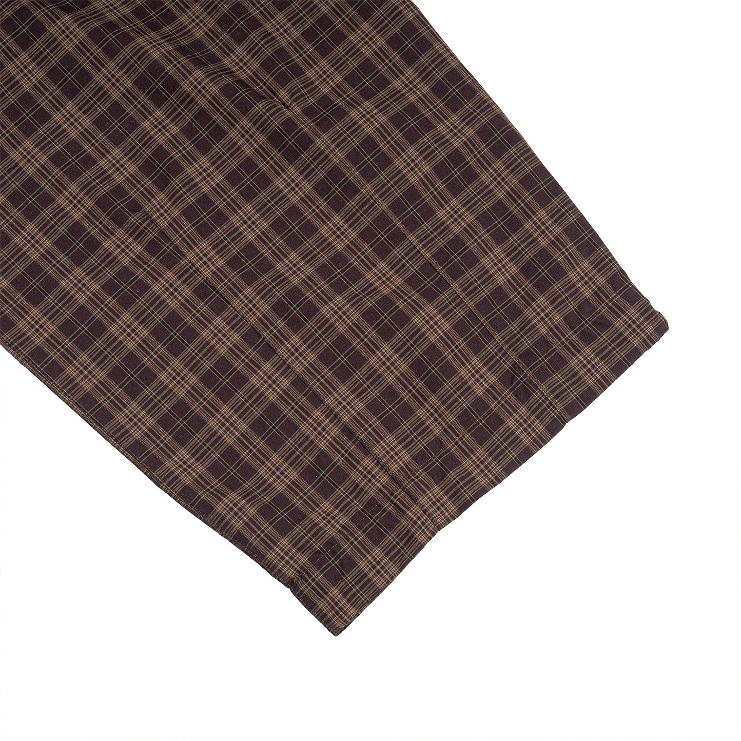 Men's Plaid Loose Casual Pants Cotton Blend Drawstring Straight Leg Long Trousers for Sports