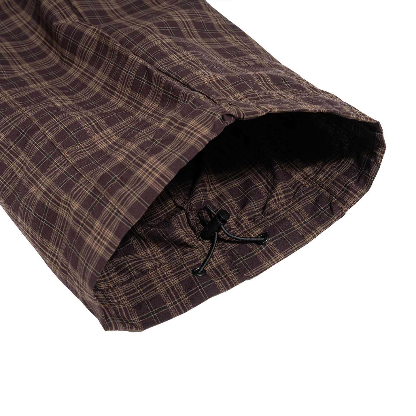 Men's Plaid Loose Casual Pants Cotton Blend Drawstring Straight Leg Long Trousers for Sports