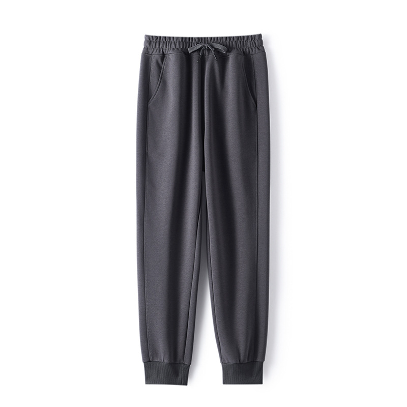 Men's Tapered Jogger Pants Cotton Blend Drawstring Casual Sweatpants for Running and Basketball