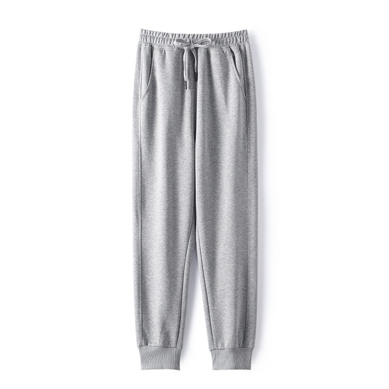 Men's Tapered Jogger Pants Cotton Blend Drawstring Casual Sweatpants for Running and Basketball