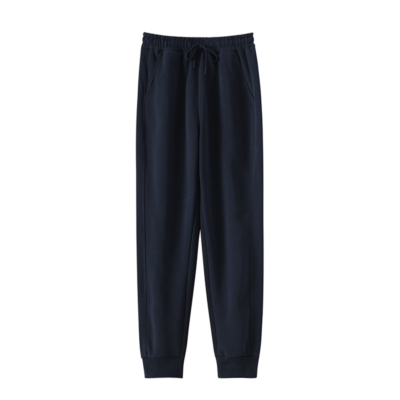 Men's Tapered Jogger Pants Cotton Blend Drawstring Casual Sweatpants for Running and Basketball