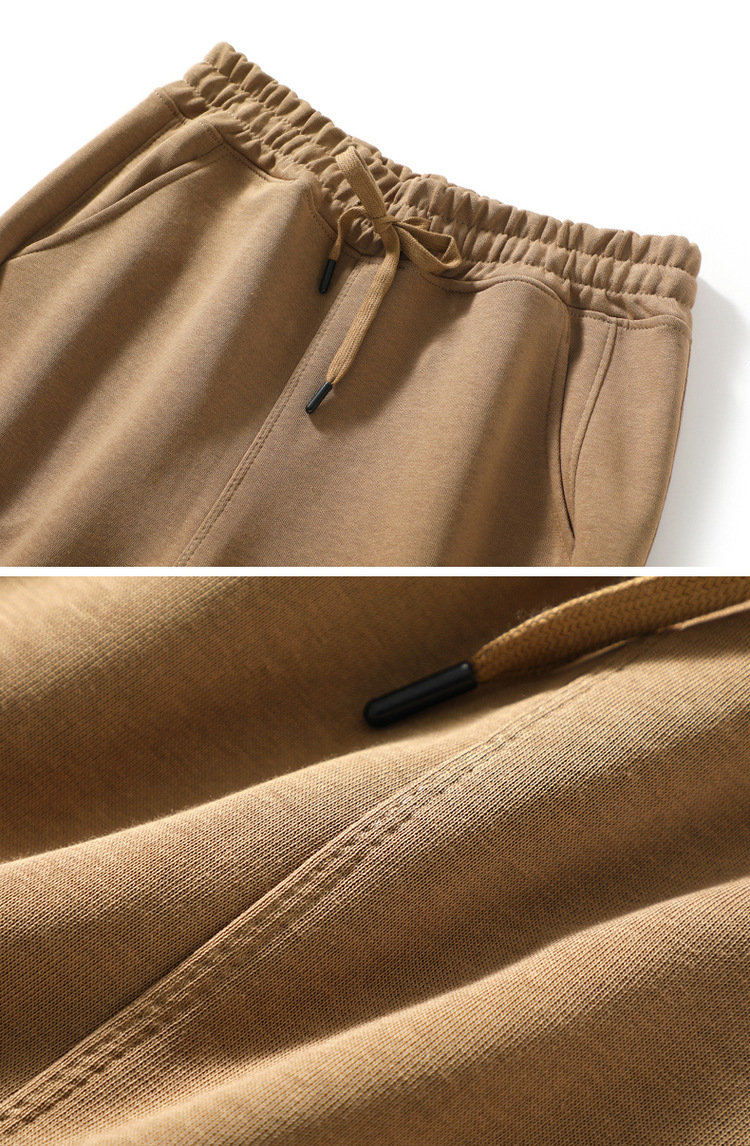 Men's Tapered Jogger Pants Cotton Blend Drawstring Casual Sweatpants for Running and Basketball
