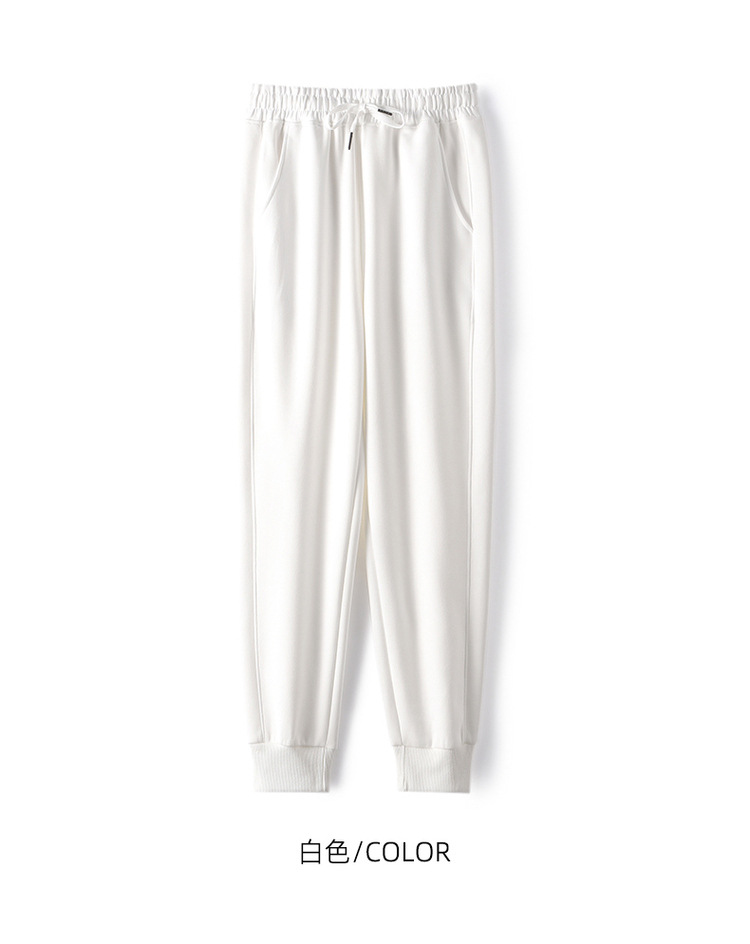 Men's Tapered Jogger Pants Cotton Blend Drawstring Casual Sweatpants for Running and Basketball