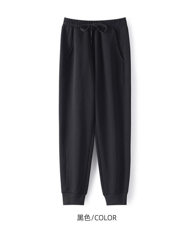 Men's Tapered Jogger Pants Cotton Blend Drawstring Casual Sweatpants for Running and Basketball