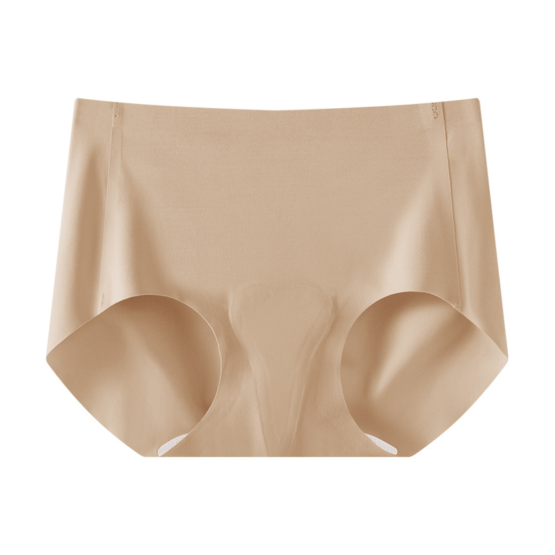 Women Seamless Ice Silk Triangle Underwear, Breathable Quick-Dry No-Show Panties for Yoga and Sports