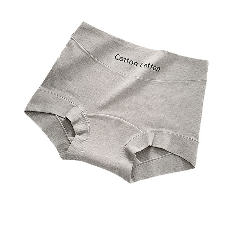 Women's Cotton High Waist Boxer Briefs, Breathable Antibacterial Full Coverage Underwear