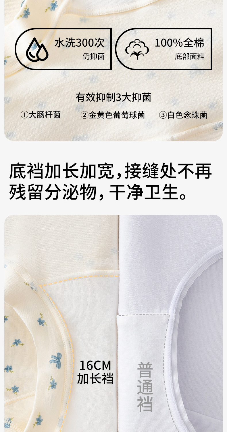 Women's Cotton Printed Boyshort Panties, Breathable Antibacterial Mid-Rise Underwear, Plus Size