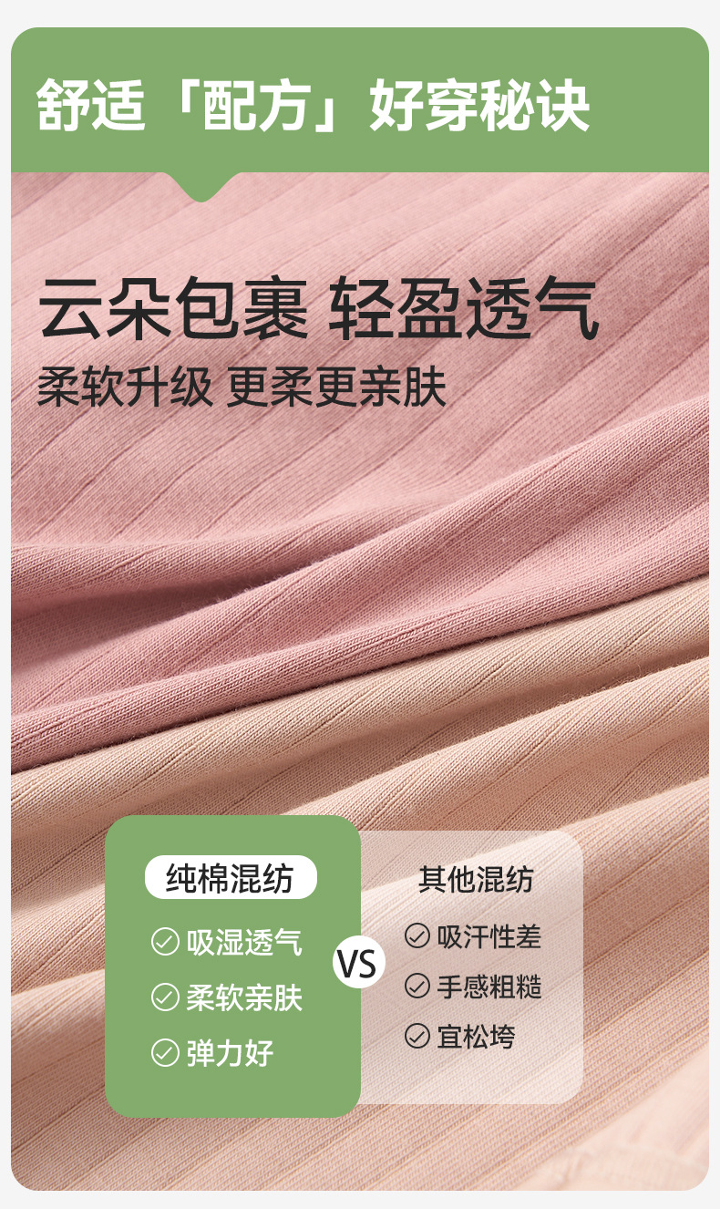 Women High Waist Cotton Triangle Panties, Antibacterial Breathable Plus Size Underwear
