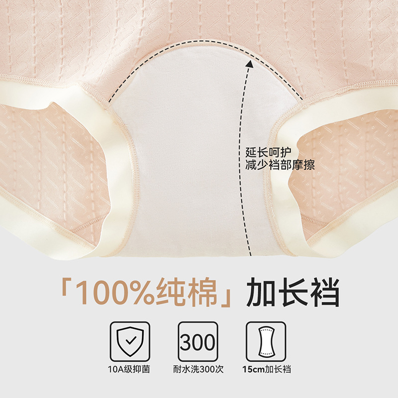 Women High Waist Cotton Briefs Plus Size Antibacterial Seamless Tummy Control Panties