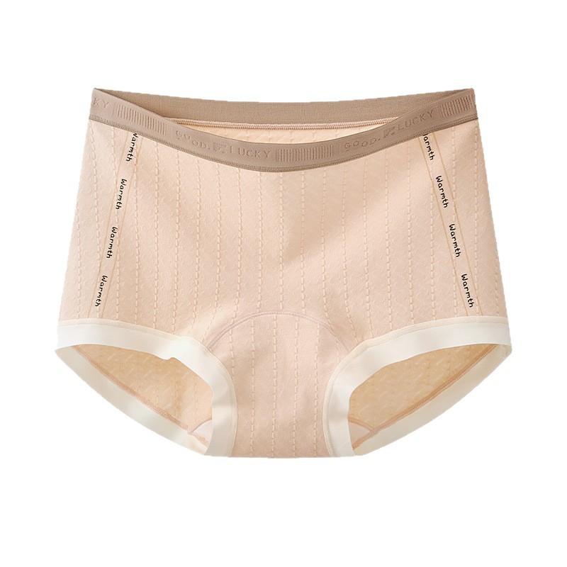 Women High Waist Cotton Briefs Plus Size Antibacterial Seamless Tummy Control Panties
