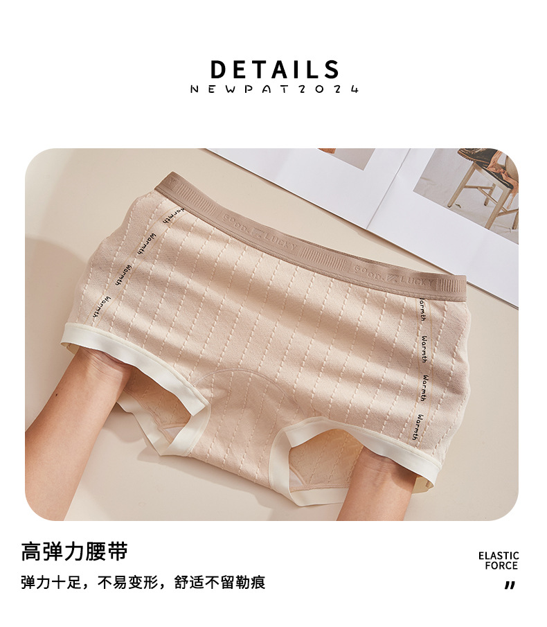 Women High Waist Cotton Briefs Plus Size Antibacterial Seamless Tummy Control Panties