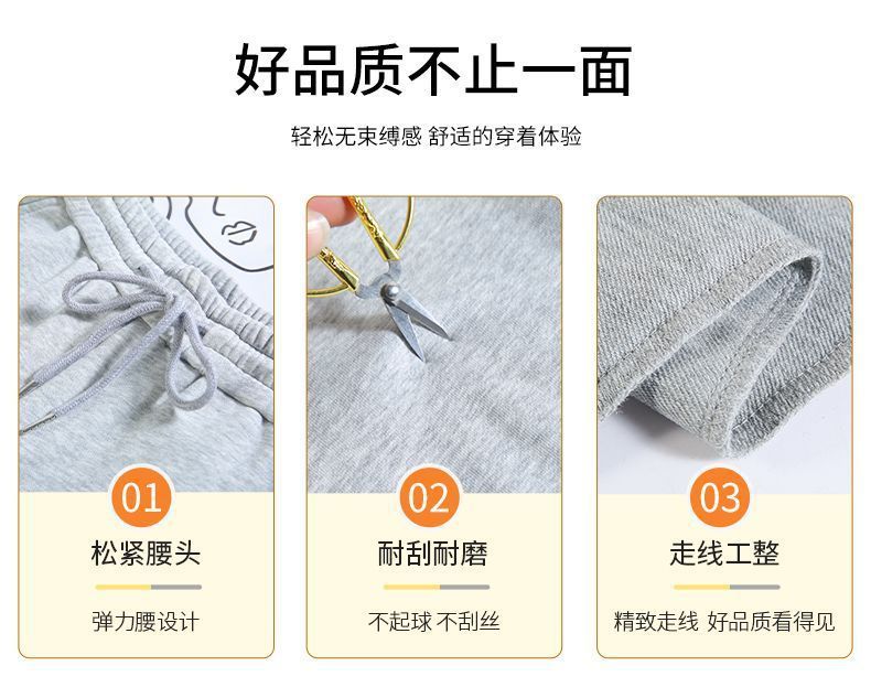 Women Cotton Blend Wide Leg Pants Straight Loose Casual Trousers for Spring and Autumn