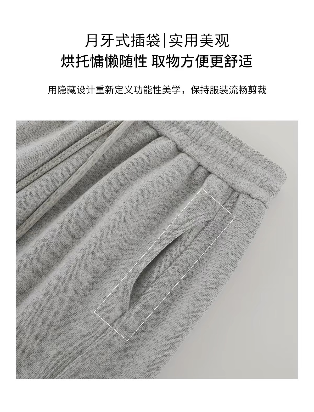 Women Fleece Lined Wide Leg Pants High Waist Loose Knit Sweatpants for Fall Winter
